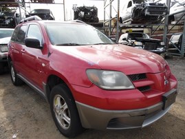 2003 MITSUBISHI OUTLANDER LS BURGUNDY 2.4L AT 4WD 183854